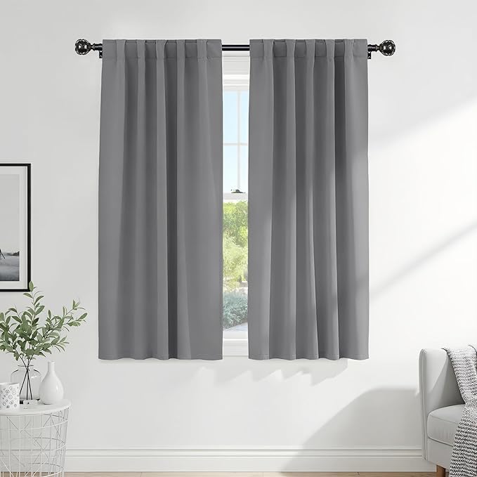 PONY DANCE Blackout Curtains Thermal Insulated Window Treatment Panels Room by PONYDANCE