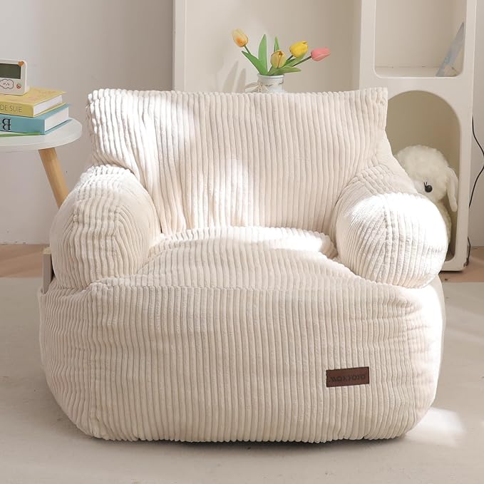 MAXYOYO Kids Bean Bag Chair, Stuffed Toddler Bean Bag Sofa by MAXYOYO