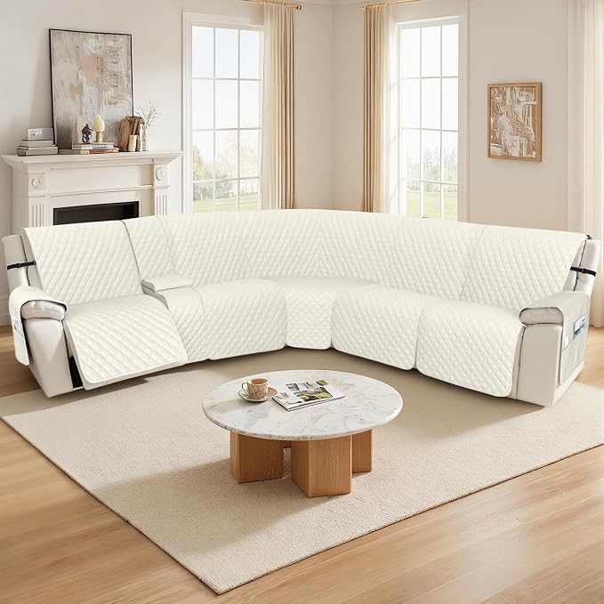 Arfntevss Recliner Sectional Couch Covers 1OO% Waterproof L Shape Sofa Cover - Image 7