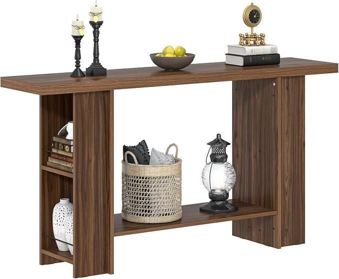 FOLUBAN Entryway Table, Modern Wood Console Table - Image 8