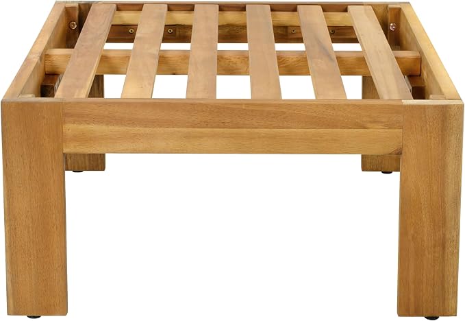 Christopher Knight Home Kayahs 3 Pieces Acacia Wood Furniture Set, Patio - Image 15