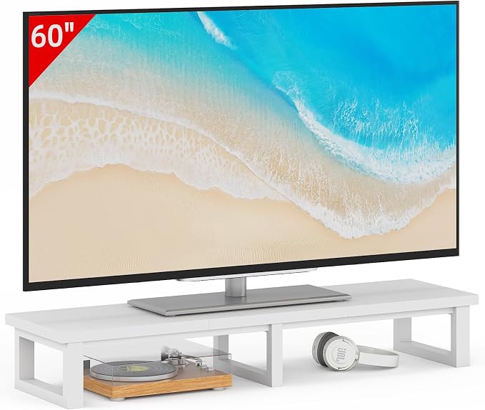 YAOHUOO 45" Large TV Riser for 32-60 inch TV, TV Riser Stand Shelf by YAOHUOO