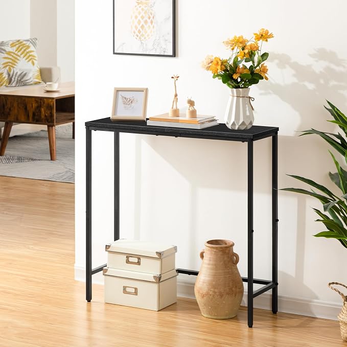HOOBRO Narrow Console Table, 29.5" Small Entryway Table, Thin Sofa Table - Image 4