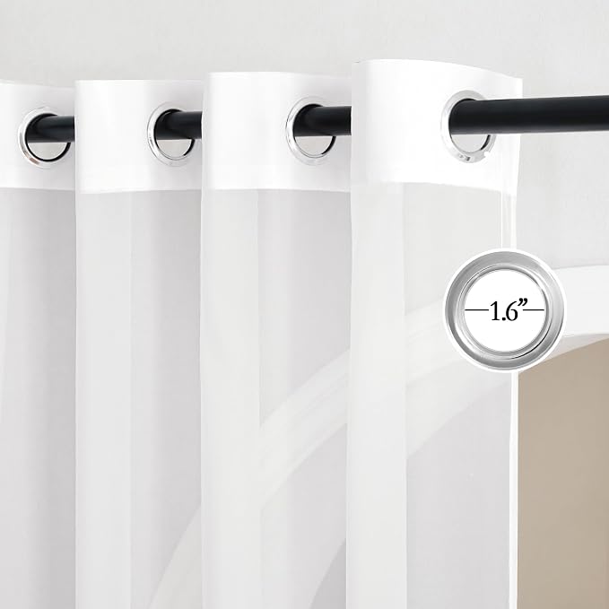 NICETOWN Sheer Curtains 90 inch Long - Image 2
