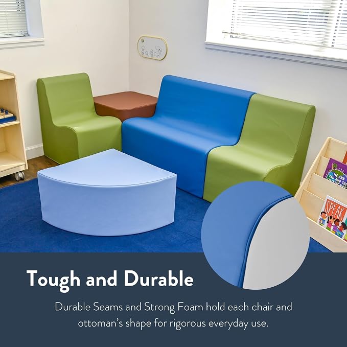 Children's Factory Small Contour Sofa, Mix-and-Match Kids Chairs, Corner - Image 7