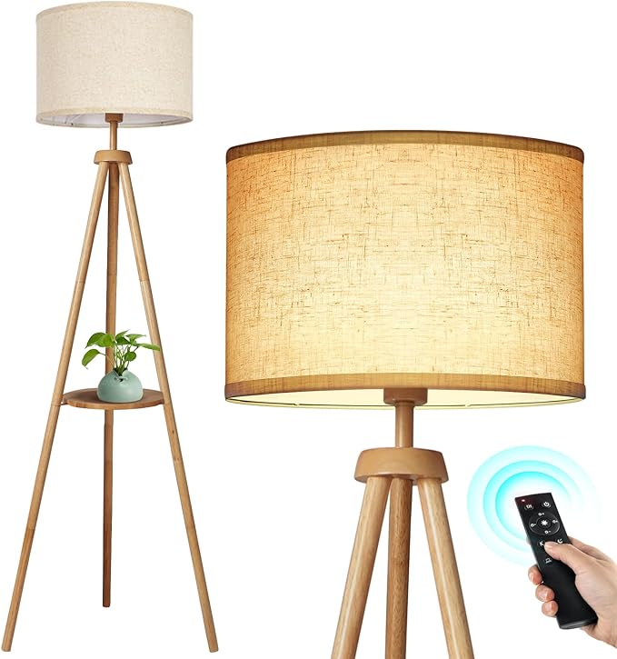 OUTON Wood Tripod Floor Lamp by OUTON