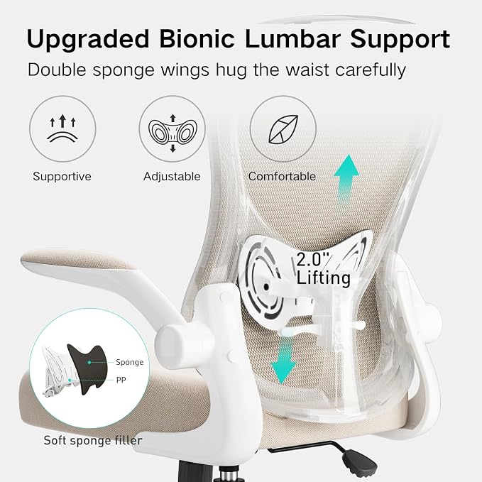 Hbada Office Chair Ergonomic Desk Chair, Office Desk Chairs - Image 5