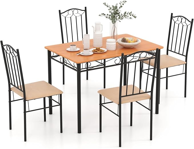 NAFORT 5-Piece Vintage Rectangular Table Set by NAFORT
