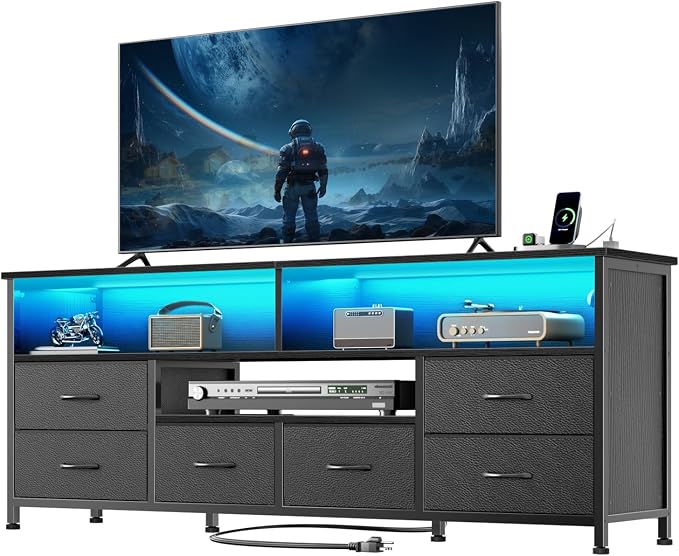 Furologee 55 Inch TV Stand, Entertainment Center by Furologee