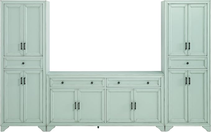 Crosley Furniture Tara 3-Piece Modern Farmhouse Sideboard Buffet Cabinet and - Image 4