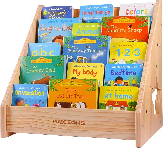 Montessori Bookshelf, Toddler Bookshelf by TUEGEGNS