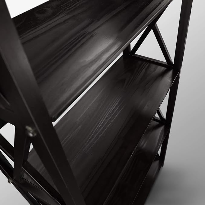 Montego 5-Shelf Bookcase-Black - Image 6