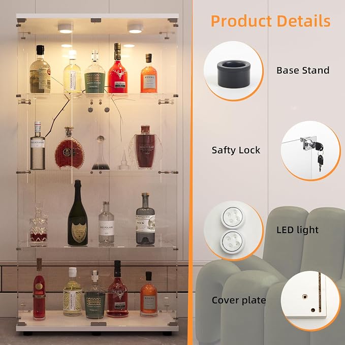 FANYUSHOW Glass Display Cabinet - Image 4