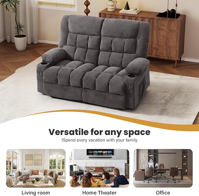 BOSMILLER Reclining Loveseat - Image 7