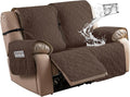 Genina Waterproof Loveseat Recliner Cover Non-Slip, Sofa Cover by Genina