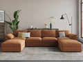 EASE MOOSE Modular Sectional Couch, Oversized Deep Seat U Shape Sectional Couch by EASE+MOOSE