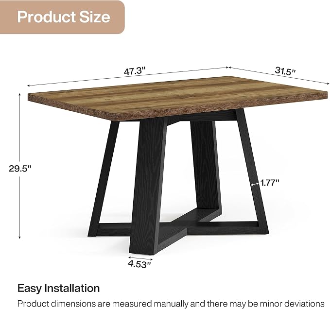 Tribesigns 47-Inch Dining Table - Image 2