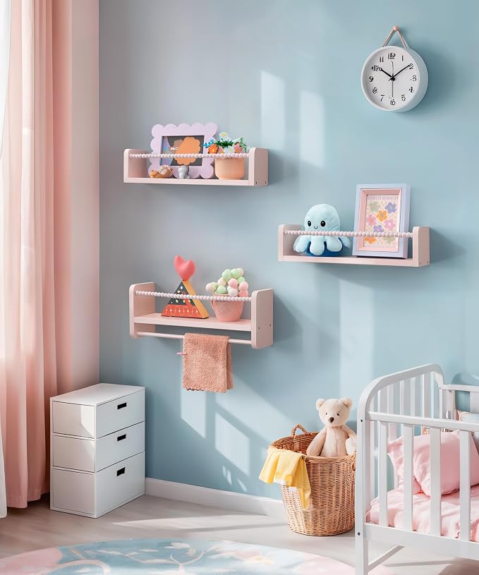 Maxpeuvon Nursery Book Shelves, Bedroom and Kitchen - Image 6