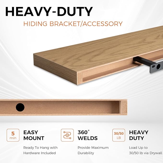 Fun Memories Floating Shelves for Wall, Floating Shelf for Living Room - Image 4