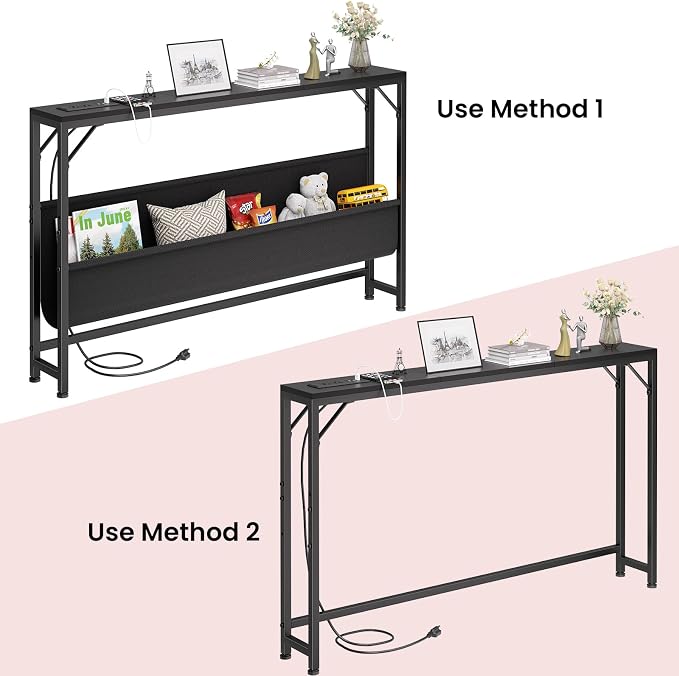 Asgolion 47.2'' Skinny Console Table - Image 4
