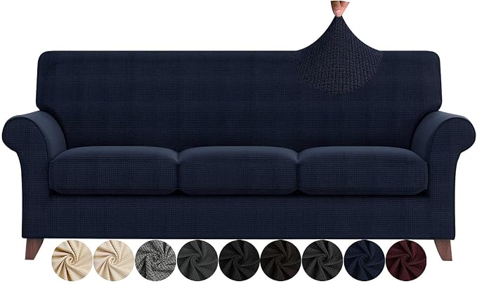 ZNSAYOTX 4 Piece Oversized Sofa Covers by ZNSAYOTX
