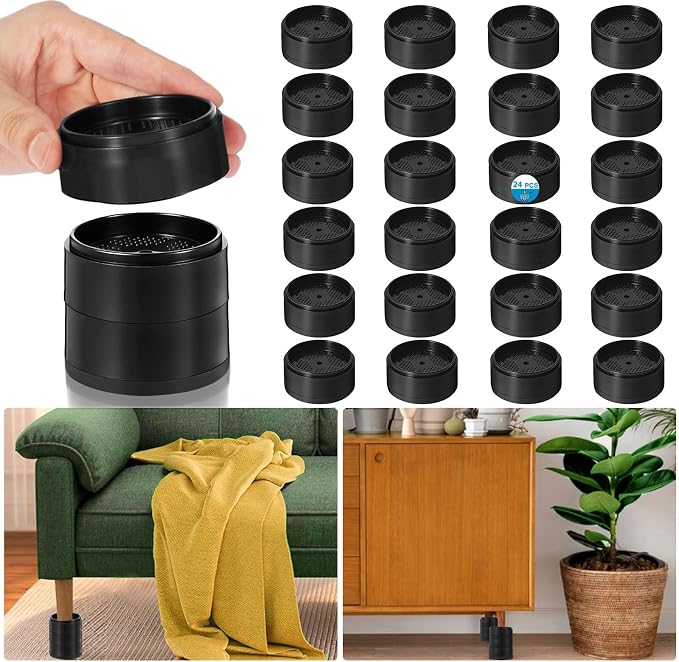 Bed Risers 1 inch, 2 inch, 3 inch, 4 inch Heavy Duty, Adjustable Furniture Riser - Image 7