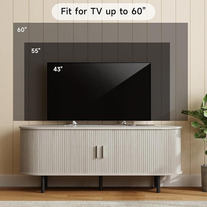 ONBRILL 55" TV Stand with Power Outlet - Image 7