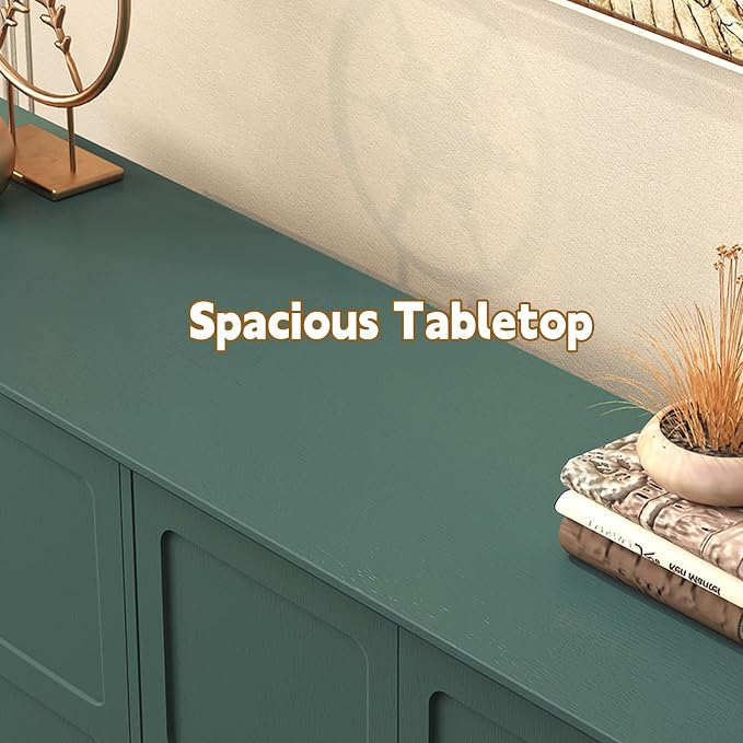 ARTPOWER 58'' Mid-Century Modern Buffet Storage Cabinet - Image 7