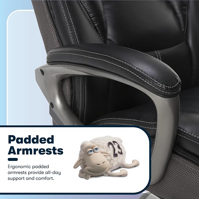 Serta Lautner Executive Home Office Desk Chair, Ergonomic High-Back - Image 7