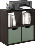 Furinno CUBICLE Book Shelf, 4-Cube Bookshelf, Extra Thick Frame Reversible by Furinno-FitsYourSpaceFitsYourBudget