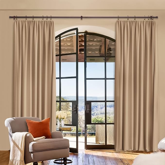 Standard Decorative Window Curtain Rods 30 to 45 Inch, 5/8 Inch Diameter Small - Image 7