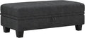 Belffin Fabric Large Ottoman by Belffin