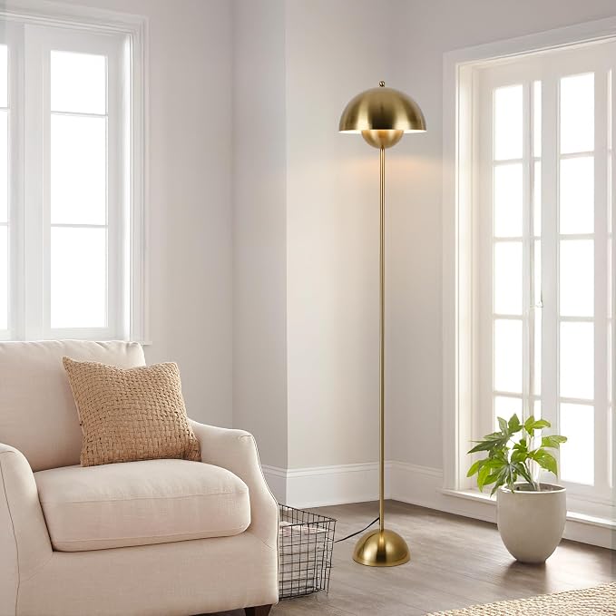 COSYLUX Modern Floor Lamp for Living Room, Industrial Tall Standing Lamp for - Image 2