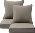 Sunbrella Outdoor Deep Seat & Back Cushion Set, 24 x 24 Inch Water Repellent by Supflourishia