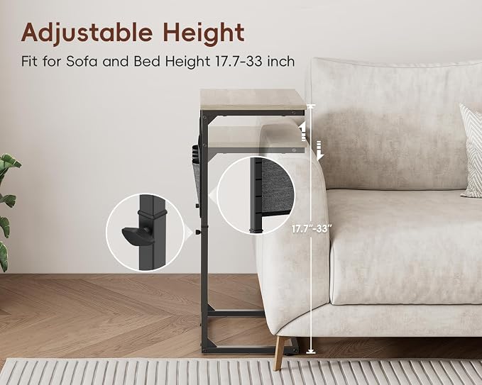 Vagusicc C-Shaped End Table - Image 5