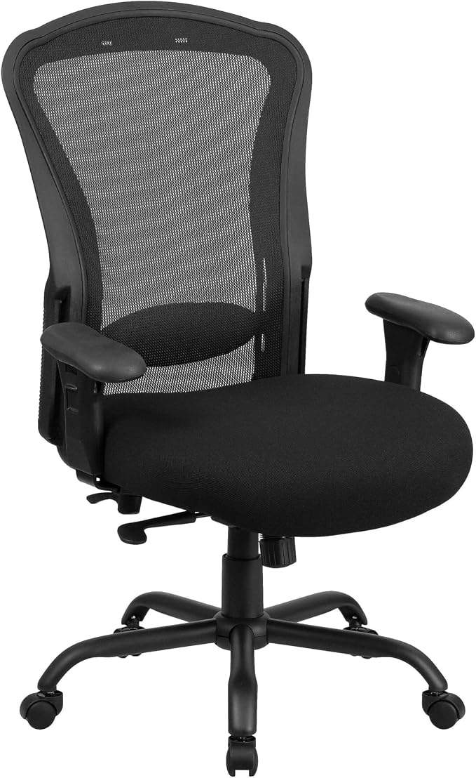 Flash Furniture HERCULES Series 24/7 Intensive Use Big & Tall 400 lb. Rated - Image 3