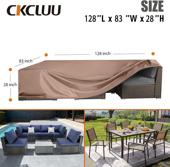 Patio Furniture Set Cover Waterproof Outdoor Furniture Covers Heavy Duty - Image 7
