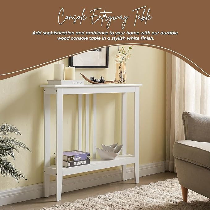 Kings Brand Furniture Narrow Console Table - Image 3