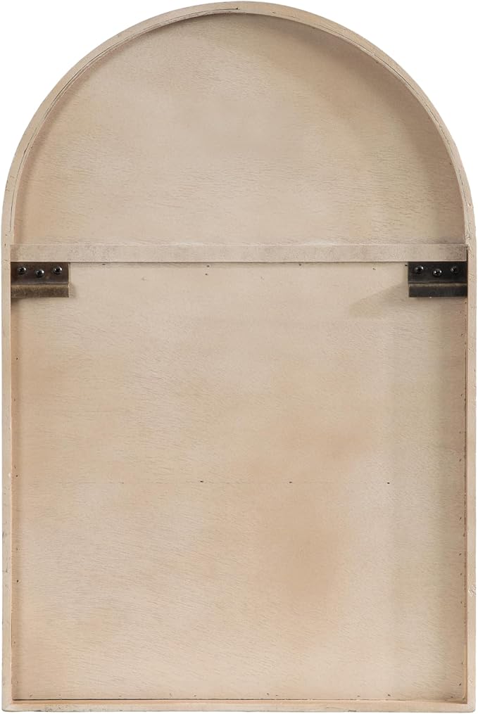 Kate and Laurel Megara Decorative Wooden Hanging Arched Wall Cabinet - Image 7