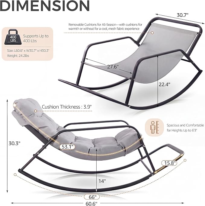 RADIATA Papasan Rocking Chair - Image 2