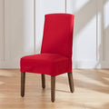SureFit Cotton Duck Canvas Short Dining Room Chair Covers, Dining Chair Cover by SureFitInc