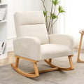 HCHAIRH Rocking Chair Nursery, Upholstered Nursing Rocker Chairs by HCHAIRH