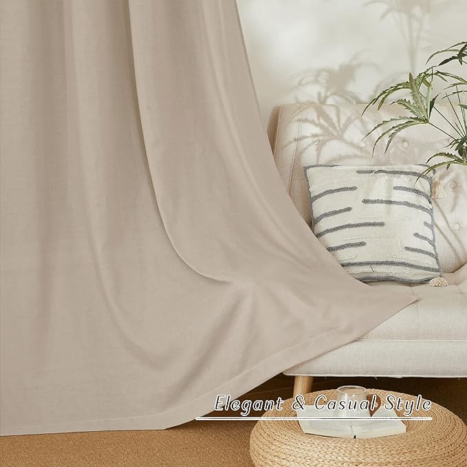 NICETOWN Linen 78 inch Curtains - Image 7