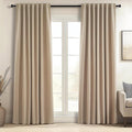 102 Inch Long Blackout Curtains by Topfinel