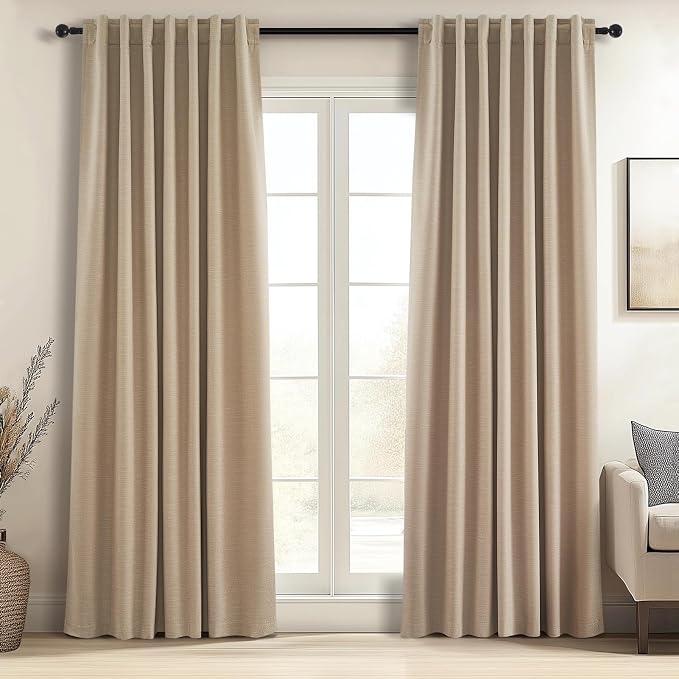 Topfinel Blackout Large Curtains by Topfinel
