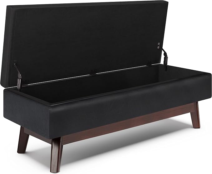 SIMPLIHOME Owen Rectangular Storage Ottoman - Image 4