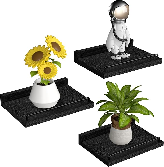 RYOFOBETTO Small Floating Shelf, 6X9 Inches Farmhouse Wall Shelves by RYOFOBETTO