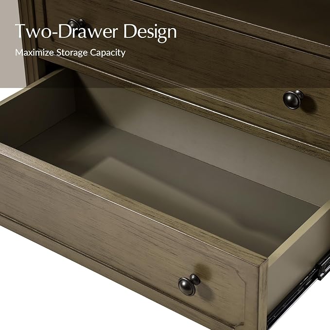 HULALA HOME Farmhouse End Table - Image 4