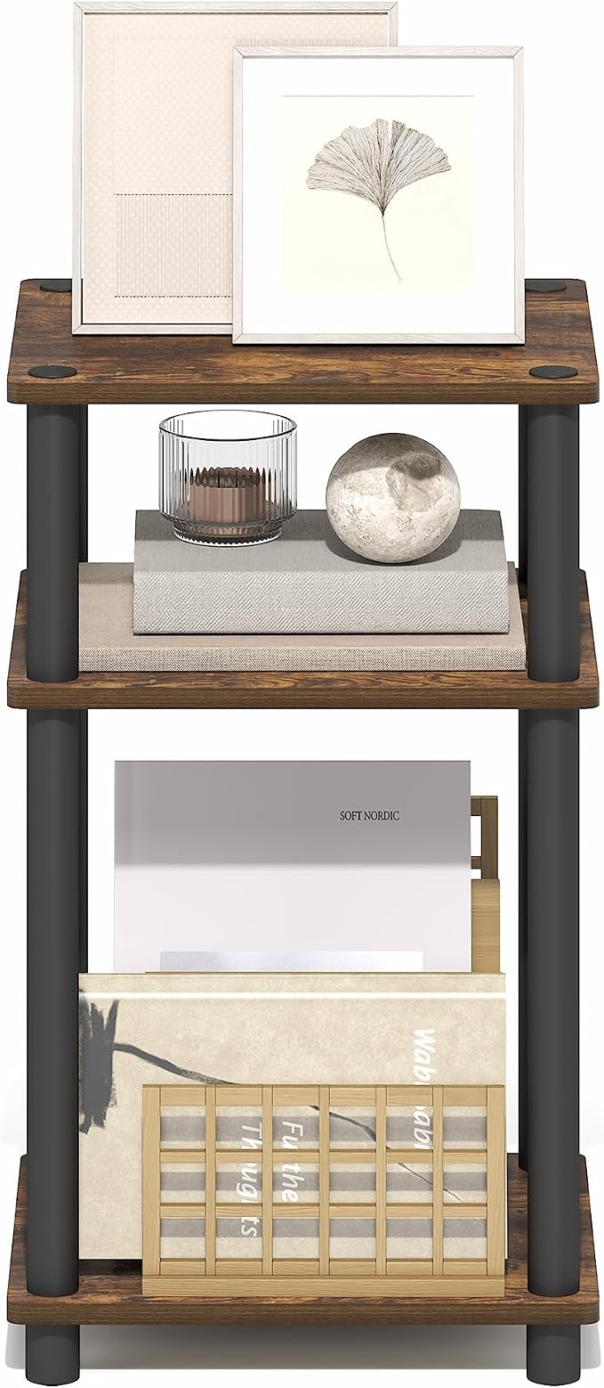 Furinno Turn-N-Tube Side Table, 3-Tier End Table - Image 6