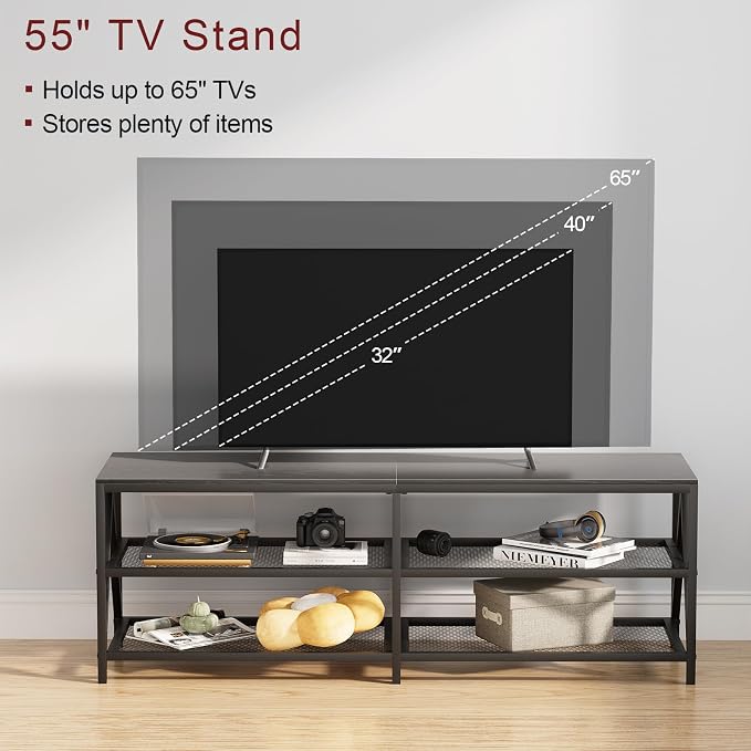 TV Stand for TVs up to 65 Inch, Entertainment Center for Living Room - Image 3